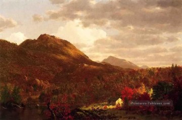  Fleuve Art - Automne sur le paysage d’Hudson Fleuve Hudson Frederic Edwin Church